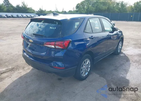 2022 Chevrolet Equinox Fwd Ls из США, поврежденный, VIN 2GNAXHEV9N6108691